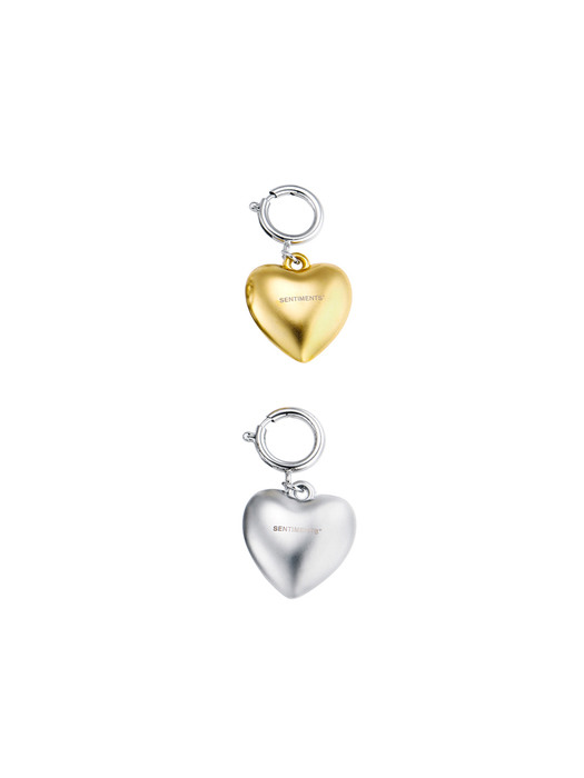 no.240 necklace heart pendant 2set
