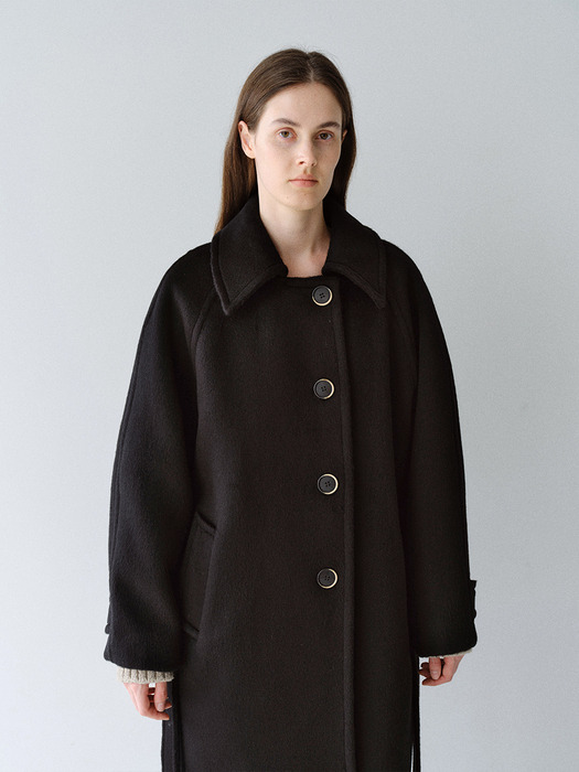 TWW WOOL100 SEMI DOUBLE COAT_2COLORS