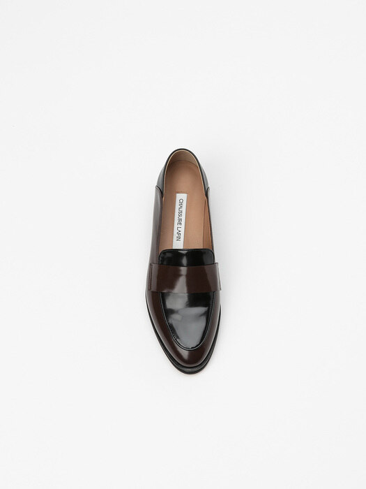 Baritone Babouche Loafers in Dark Brown Box