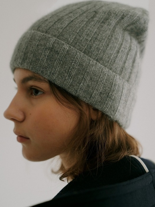 racoon wholegarment beanie (4colors)