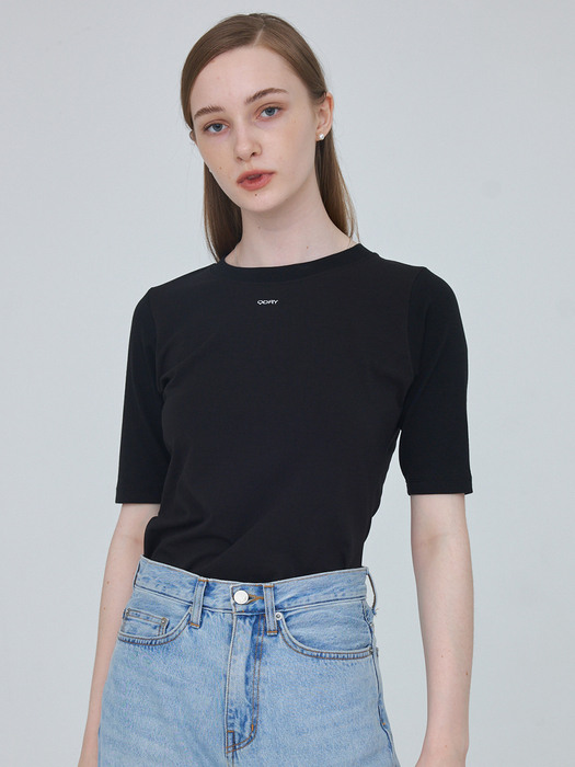 QDRY Half Sleeve T-shirt - Black
