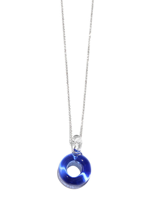 [Silver925,Glass]Kanis doughnut necklace (32color) 