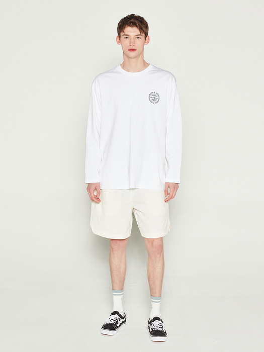 CLASSIC RACKET LONG TEE (WHITE)_MAN