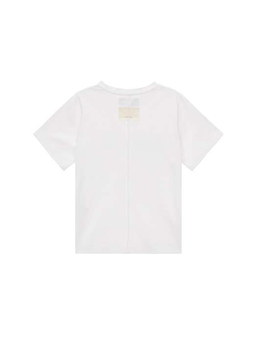 SHADOW LOGO TOP IN WHITE