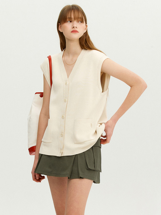 COLOSSEUM Cargo mini skirt (Khaki)