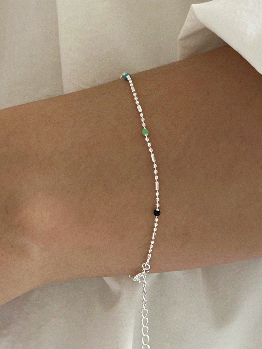 silver925 rainbow bracelet