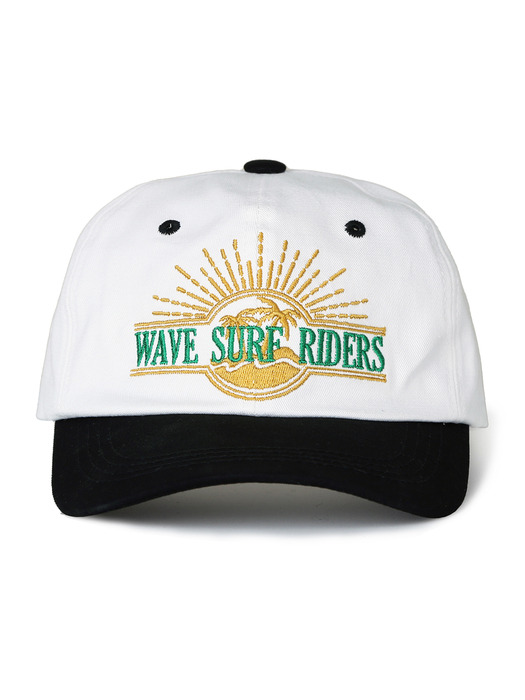 WAVE SURF RIDERS CAP WHITE
