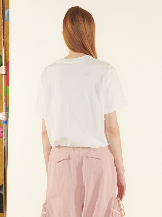 New Standard T-shirt UNISEX White Pink