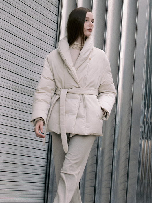 [City Outdoor] Shawl Collar Down Jacket