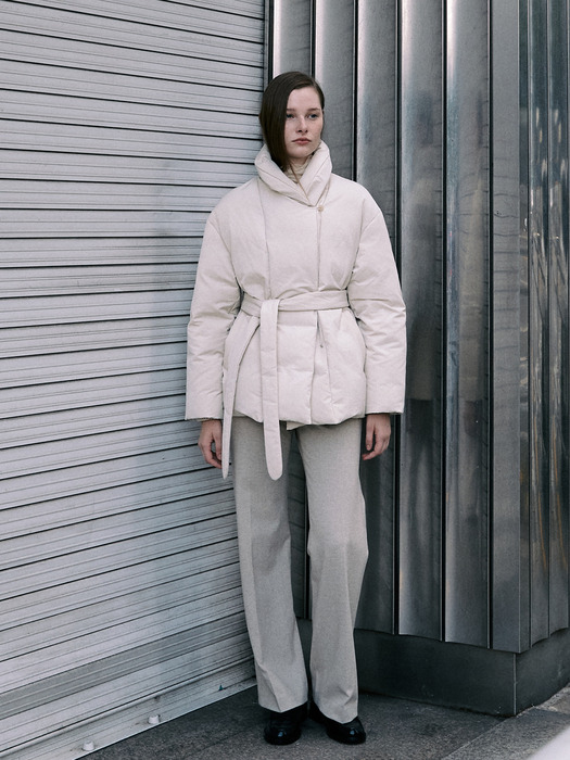 [City Outdoor] Shawl Collar Down Jacket