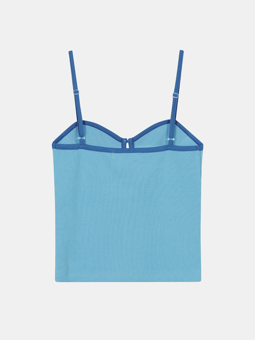 binding button camisole (blue)