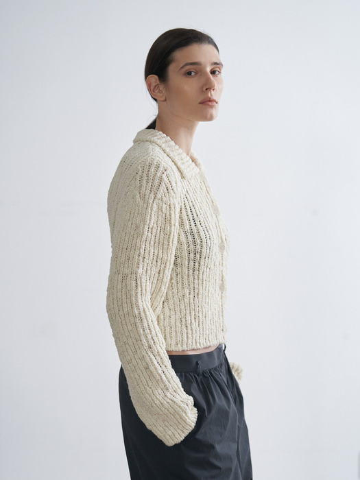 LUTZ KNIT OUTER (CREAM)