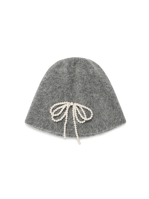 ♥ROLAROLA ♥ RIBBON ANGORA BEANIE ROLA ROLA] RIBBON ANGORA BEANIE (3 COLOR)