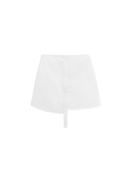 Shirt detail short skirt pants