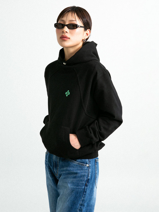 WAVE HOODIE / black