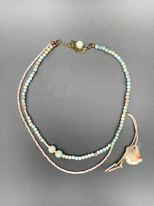 A late summer sunset necklace
