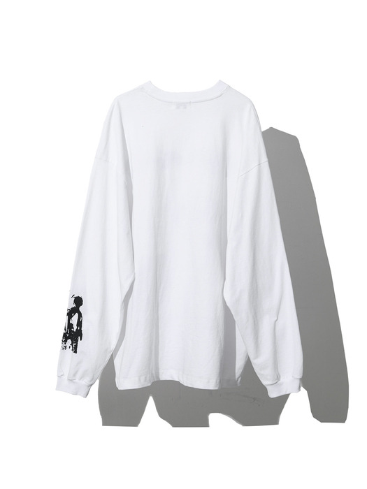 BIZARRE ARTWORK L/S T-SHIRT_WH