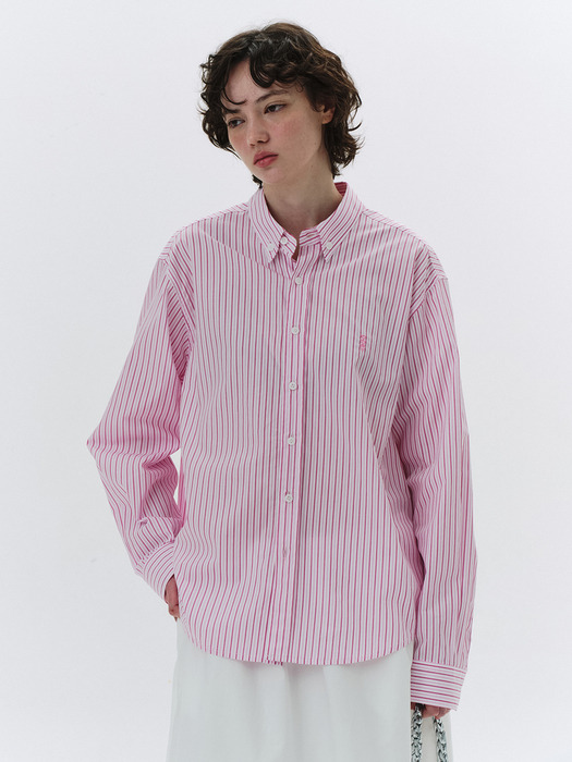 QDRY Classic Shirt 003 - Pink Stripe