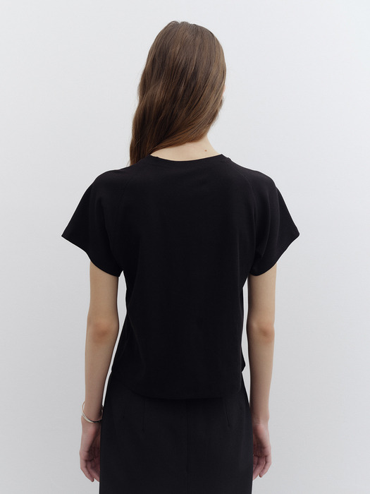 Cap sleeve t-shirt (black)