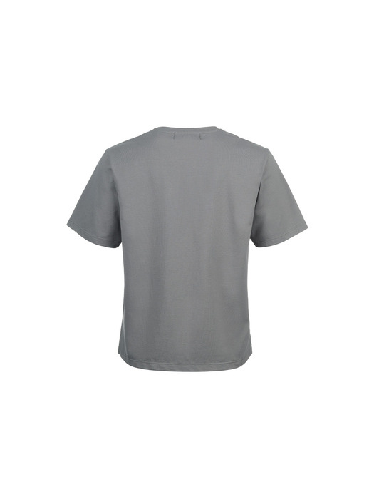GNRL 실켓 스판 티셔츠 [VINTAGE CHARCOAL] / WBD1L01503