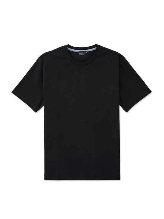 세미 오버핏 수피마 티셔츠 (블랙)