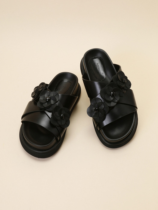 Flower point slide(black)_DG2AM24018BLK