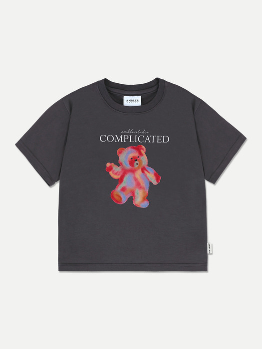 Complicated Crop T-Shirts ACR503 (Dark-Gray)