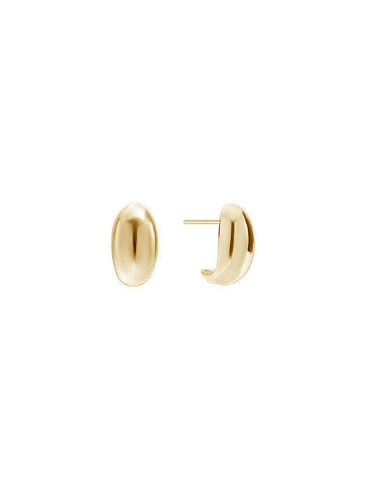 [925 silver] Deux.silver.184 / corvo earring (gold)