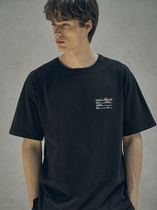 T20045 Staff printing T-shirt_Black