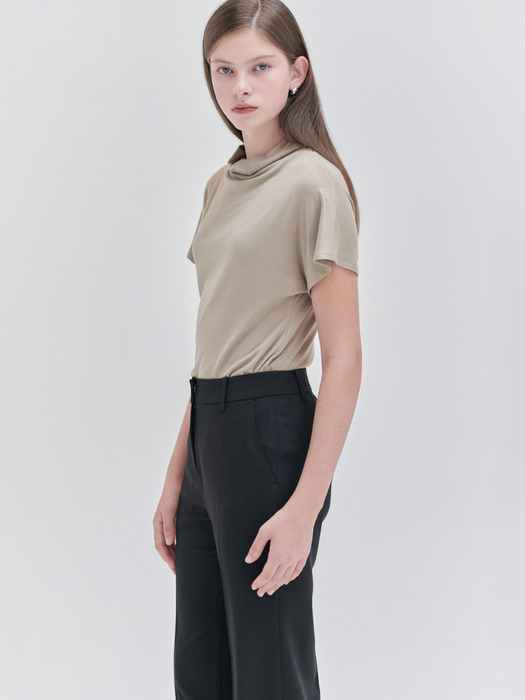 24N summer cowl neck t-shirts [2colors]