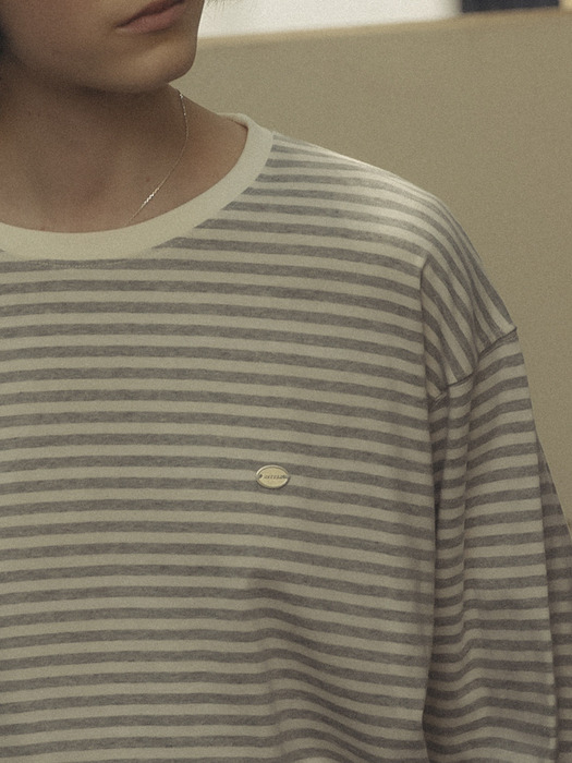 Casual striped cotton MTM_Gray