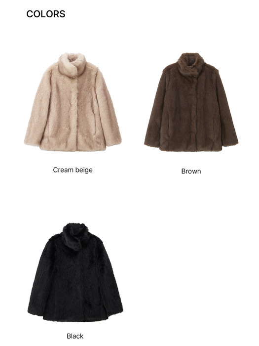 [6차] bush fur jacket _cream beige