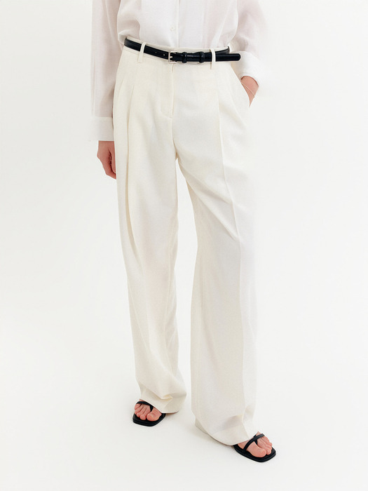 [단독]아일라 투턱 와이드 팬츠 / ISLA TWO-TUCK WIDE PANTS_3colors