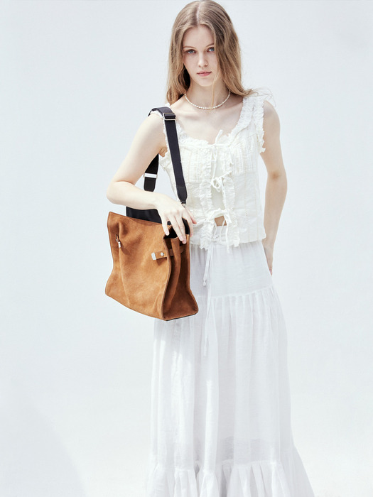 [단독]CLAIRE CITY BIG TOTE _TAN BROWN