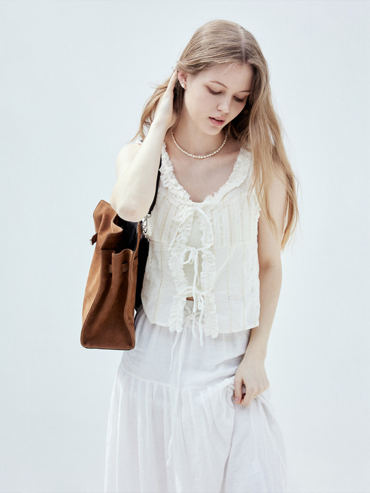 [단독]CLAIRE CITY BIG TOTE _TAN BROWN