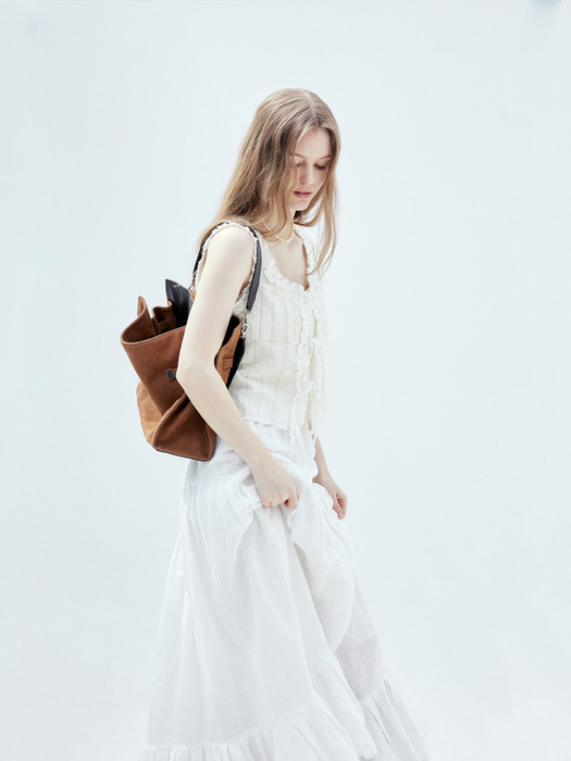[단독]CLAIRE CITY BIG TOTE _TAN BROWN