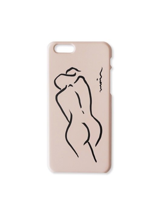 Drawing Phone case - Nude