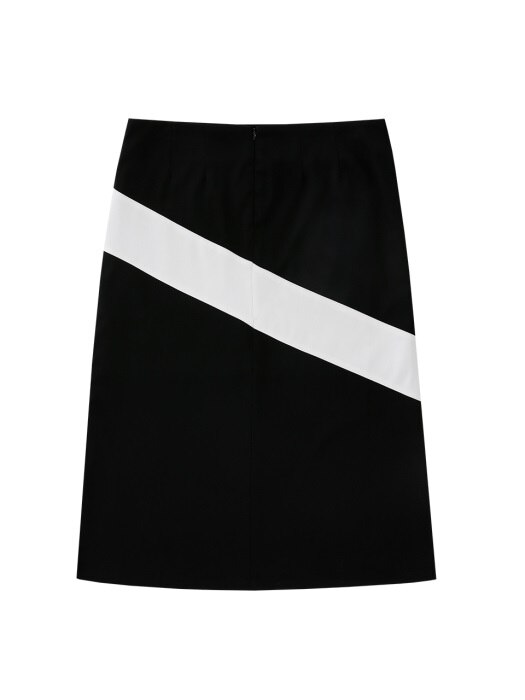 Sequin ColorBlock Skirt