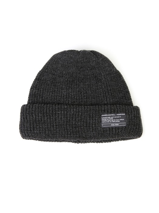 BEANIE / MONK FIT / CHARCOAL