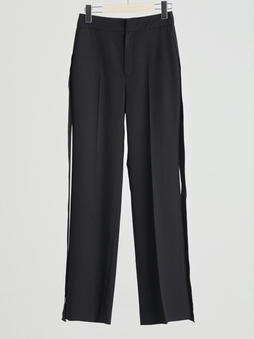 SIDE RIBBON PANTS BLACK 