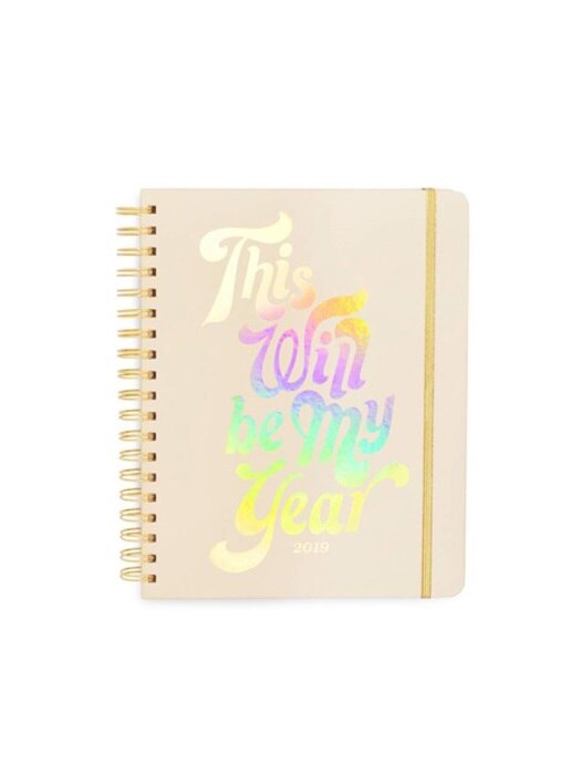 2019 large 12 - month annual planner - this will be my year