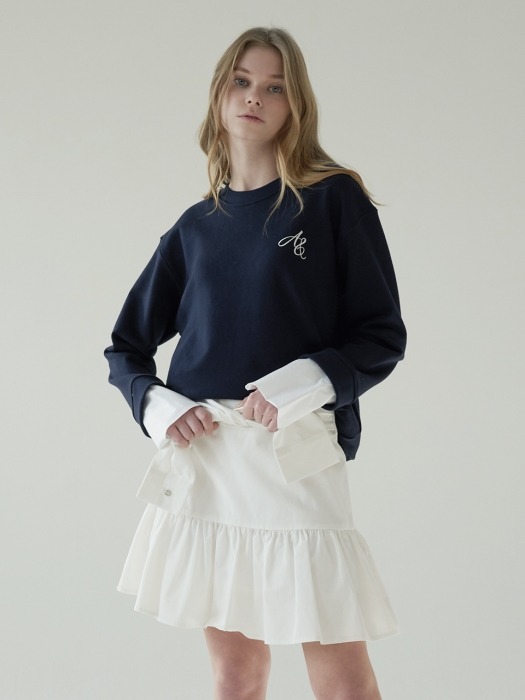 Sleeve short skirt (2 color)