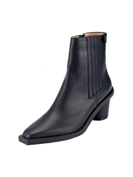 RK4-SH043 / Oblique Square Chelsea Boots