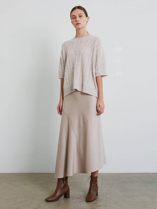 Bella skirt, Light oatmeal