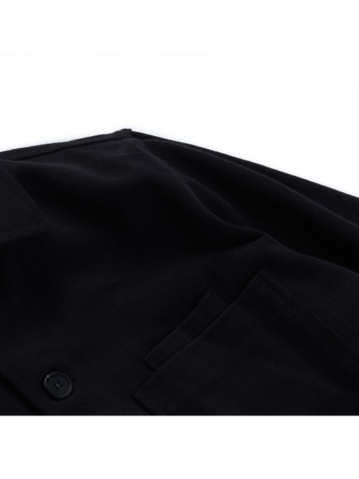5P Heavy Cotton jacket(Black)