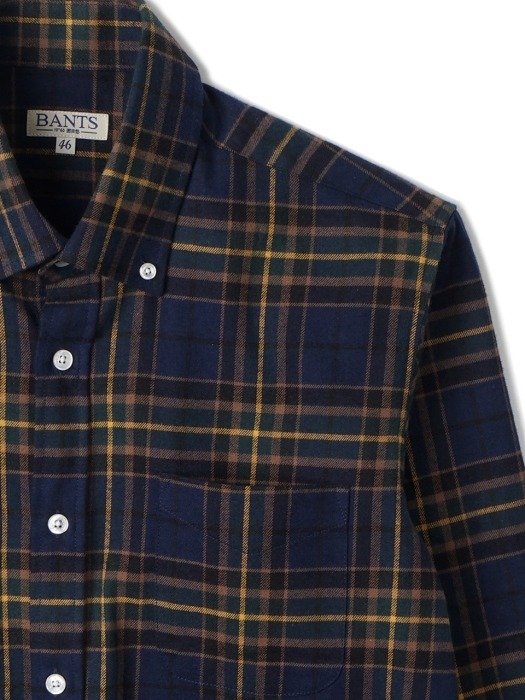 BANTS TJA Check Flannel B.D Shirt - Blackwatch