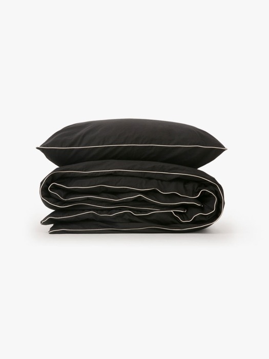 Cicci pillowcase - black/ivory