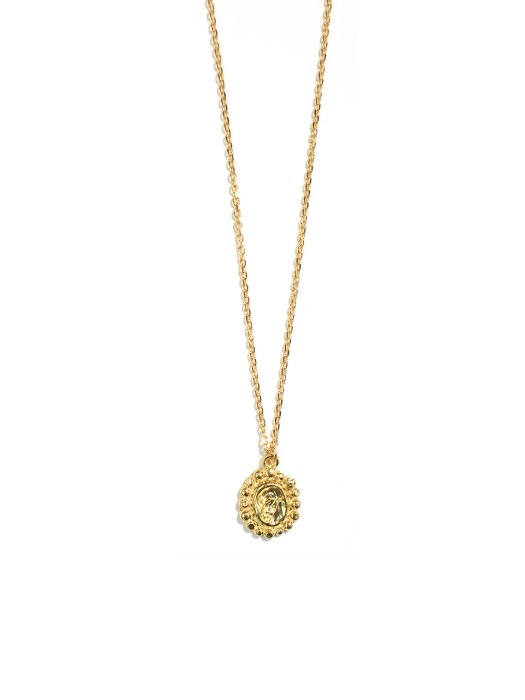 CL079 Vintage Rose Gold Necklace
