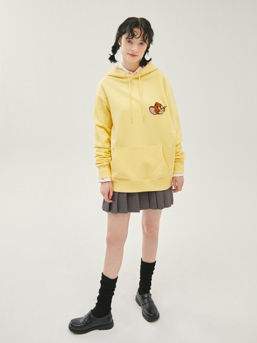 [SS20 Stereo & Jerry] Boucle Face Hoodie(Yellow)