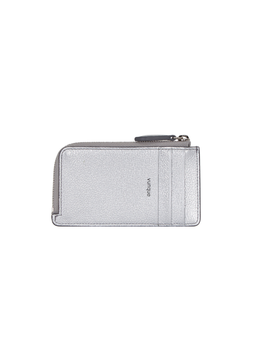 Magpie Zipper Card Wallet (맥파이 지퍼 카드지갑) Silver